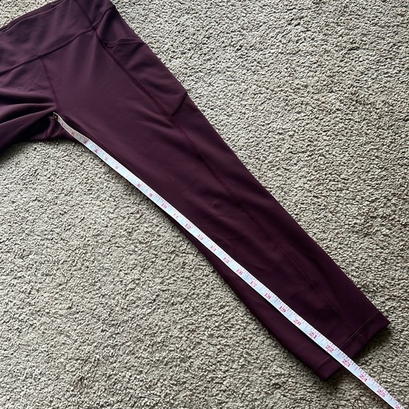 Lululemon Invigorate High-Rise Crop 23" Cassis Leggings - Picture 8 of 8